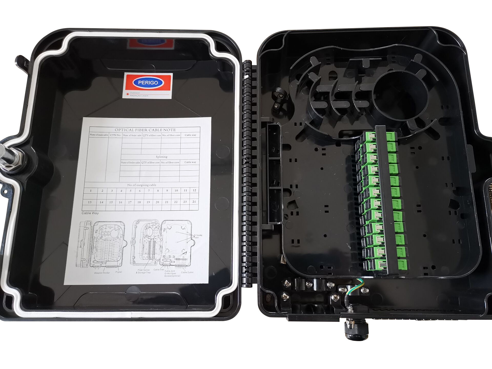 Caja IP65 interior/exterior 12STB — 24 SC Simplex