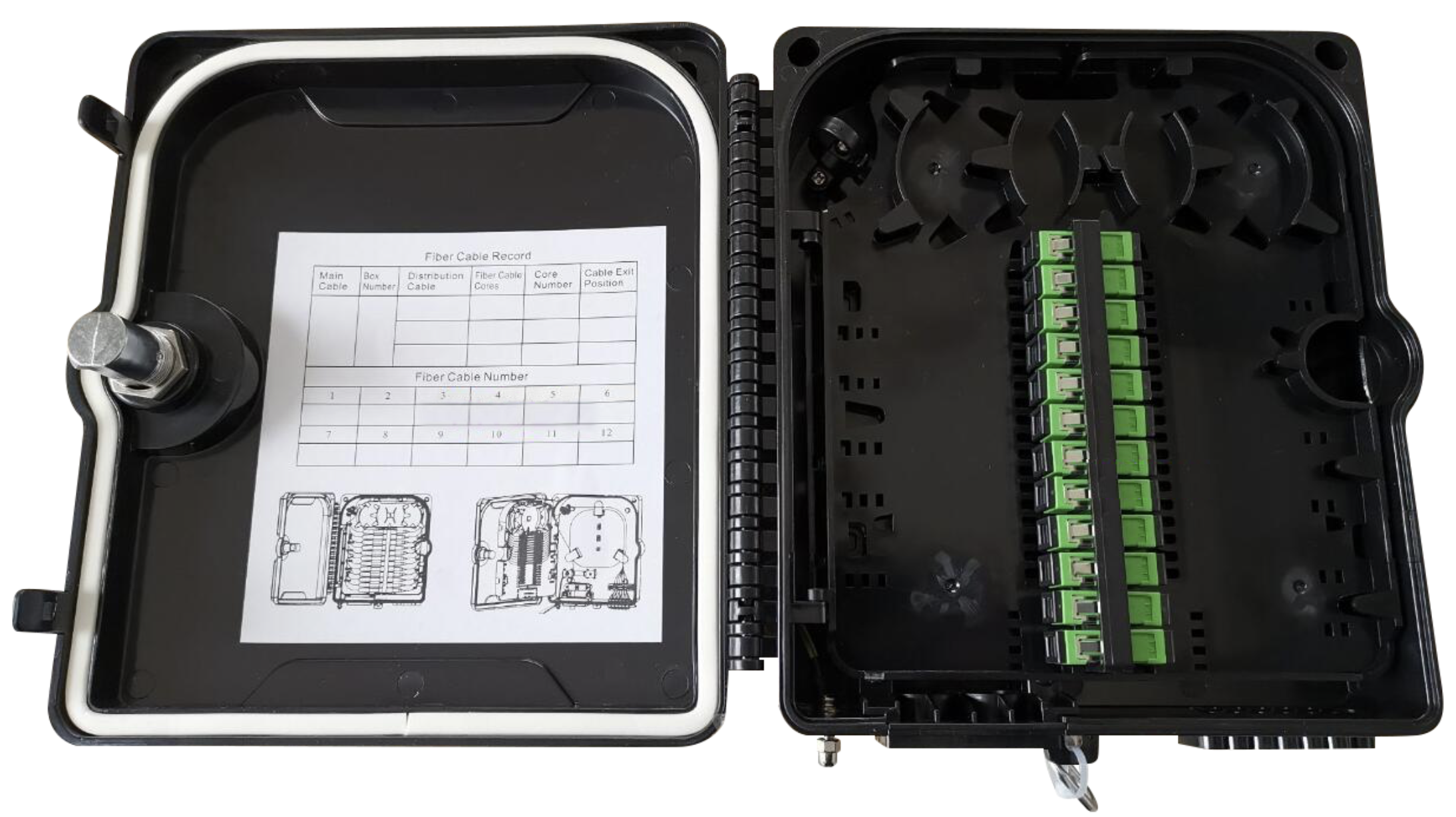 Caja IP65 interior/exterior 20STB — 12 SC Simplex